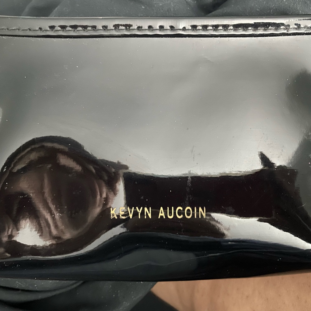 Kevyn Aucoin Glossy Black Makeup Pouch
